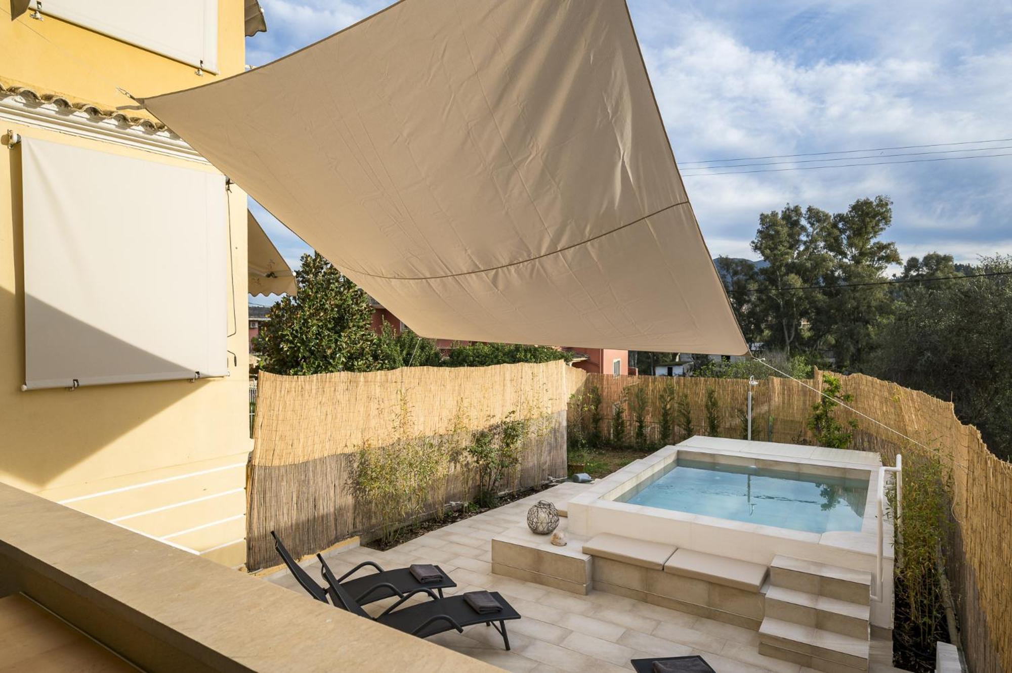 Villa Nina With Private Plunge Pool, 5Km To Corfu Town ภายนอก รูปภาพ