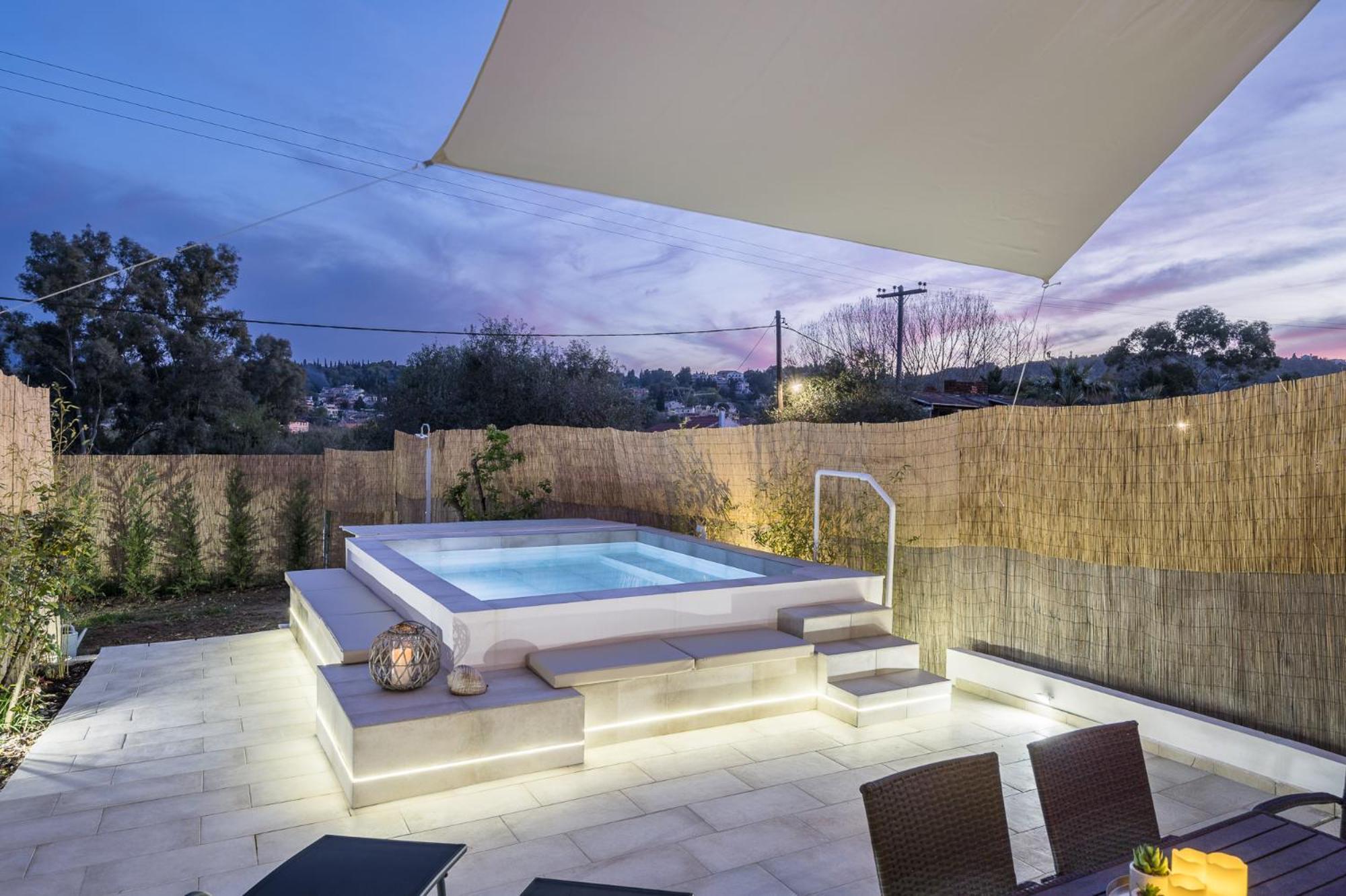 Villa Nina With Private Plunge Pool, 5Km To Corfu Town ภายนอก รูปภาพ